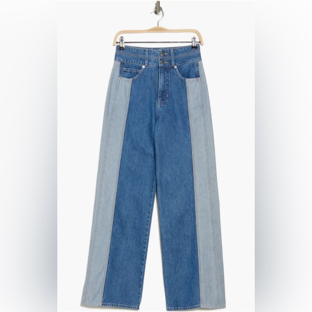 NWT VERONICA BEARD Taylor High Waist Wide Leg Jeans - Picture 3 of 3